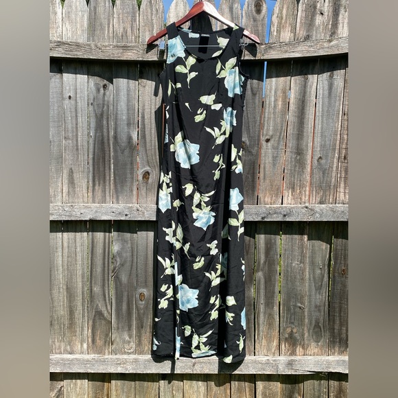 Vintage Y2K My Michelle Floral Empire Waist Max Dress - Picture 1 of 8